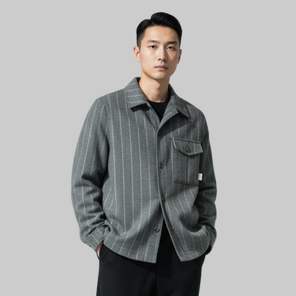 CAMICIA 7701 Musica OVER FIT GESSATA