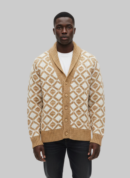 CARDIGAN AN35 FANTASIA ROMBI