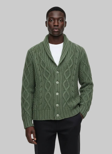 CARDIGAN AN13 TESSUTO INTRECCIATO