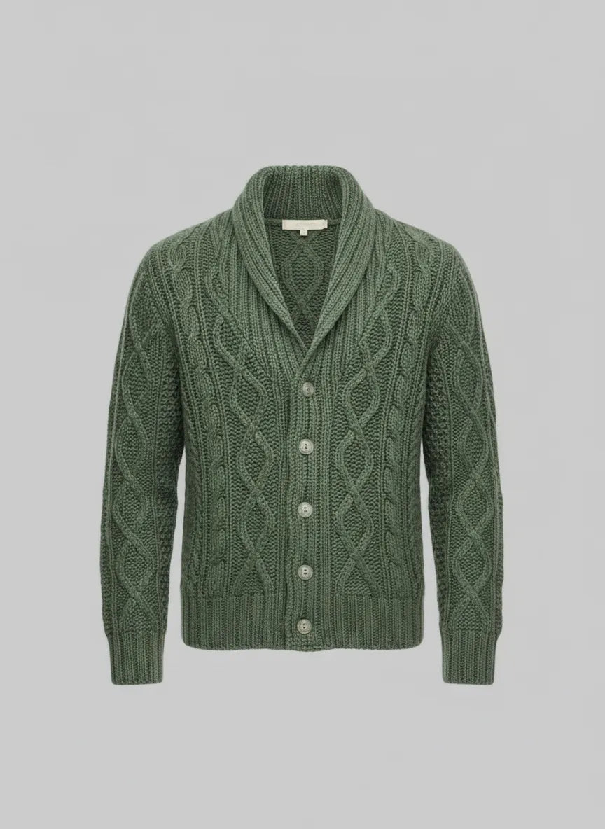 CARDIGAN AN13 TESSUTO INTRECCIATO