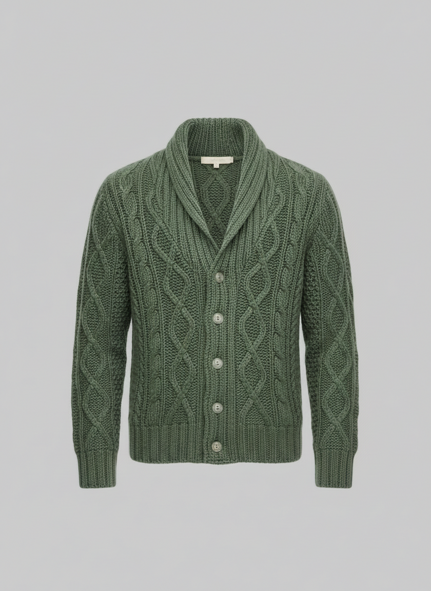 CARDIGAN AN13 TESSUTO INTRECCIATO