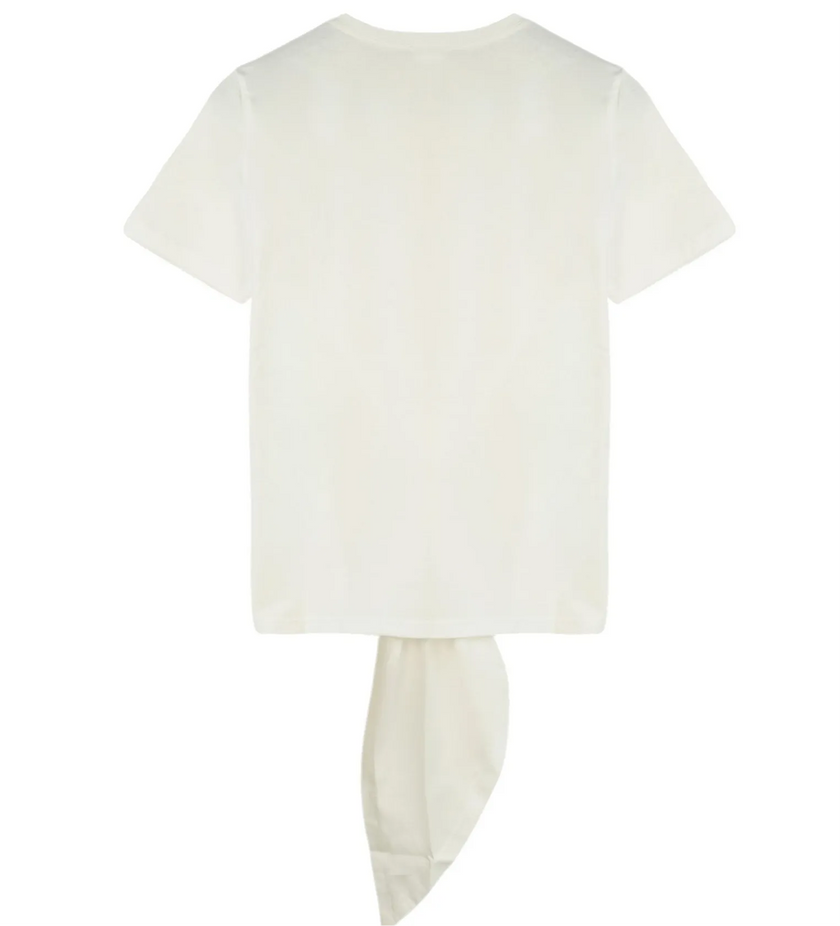 T-Shirt Basic Girocollo con Nodo Anteriore PENNYBLACK