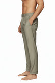 Pantalone con pence e risvolto