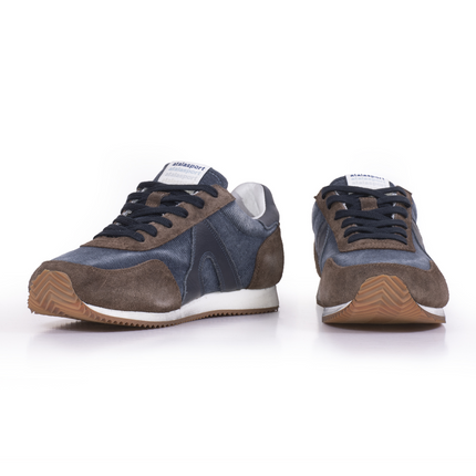 Sneakers 10014 in tessuto stone wash