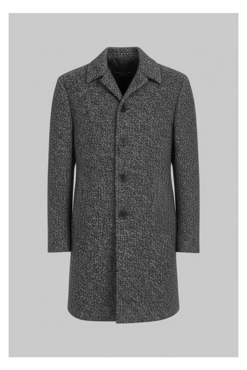 Cappotto sartoriale 252832 MONOPETTO Fantasia