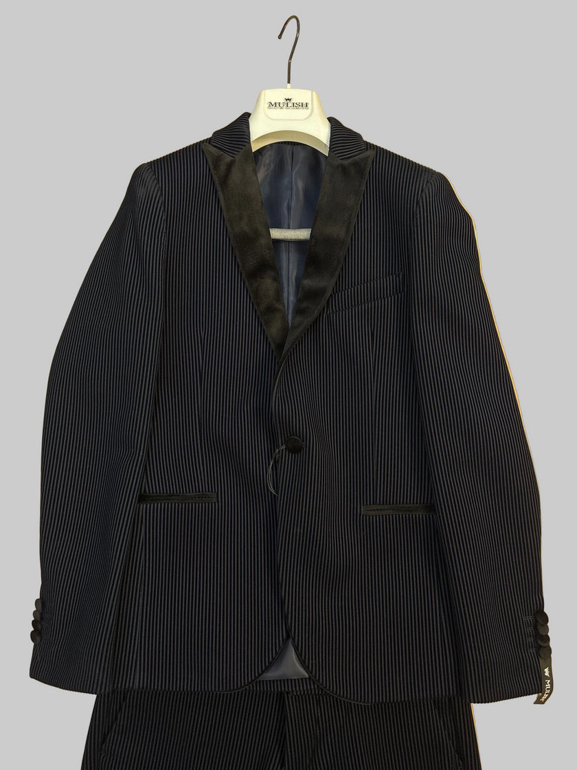 ABITO CASTAGNERAB213 GESSATO IN VELLUTO