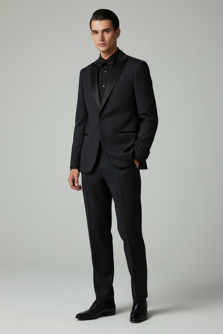 ABITO CASTAGNERAB213 GESSATO IN VELLUTO