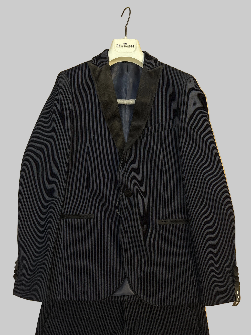 ABITO CASTAGNERAB213 GESSATO IN VELLUTO