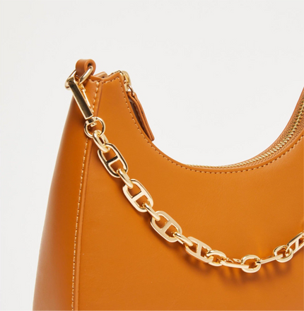 Borsa modello hobo in eco-pelle