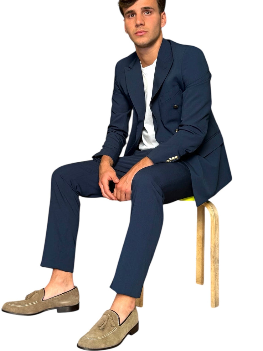 Abito con giacca doppio petto e pantalone classico ELIO SANTINI