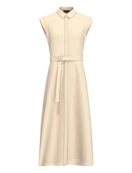 Abito Midi Modello Camicia con Spacchetto Frontale EMME MARELLA