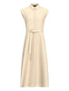 Abito Midi Modello Camicia con Spacchetto Frontale EMME MARELLA