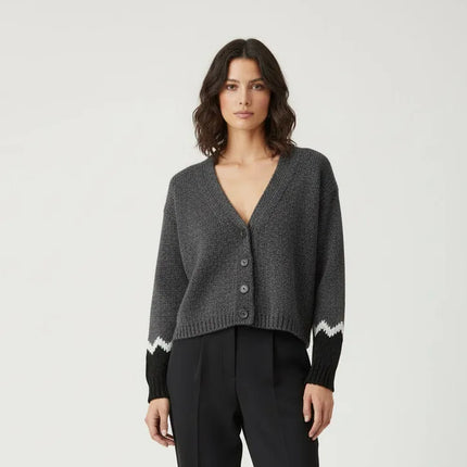 CARDIGAN 540101 CON INTARSIO