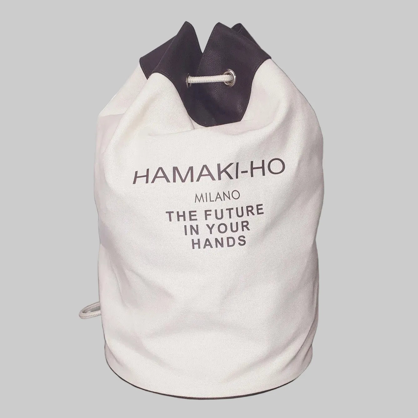 Borsa modello sacca con tracolla in corda HAMAKI-HO