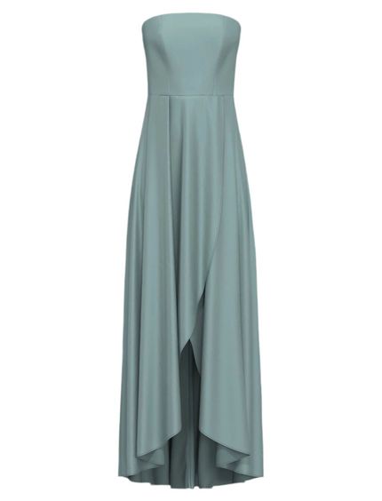 Abito Lungo a Fascia con Spacco e Coprispalle EMME MARELLA