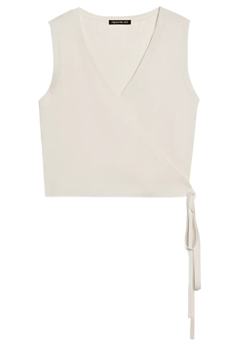 Top a costine in maglia stretch PENNYBLACK
