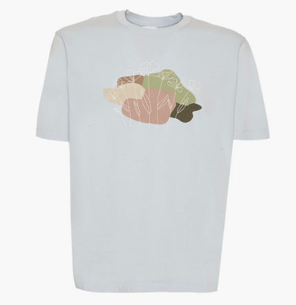T-Shirt mezza manica con stampa ricamata SSEINSE