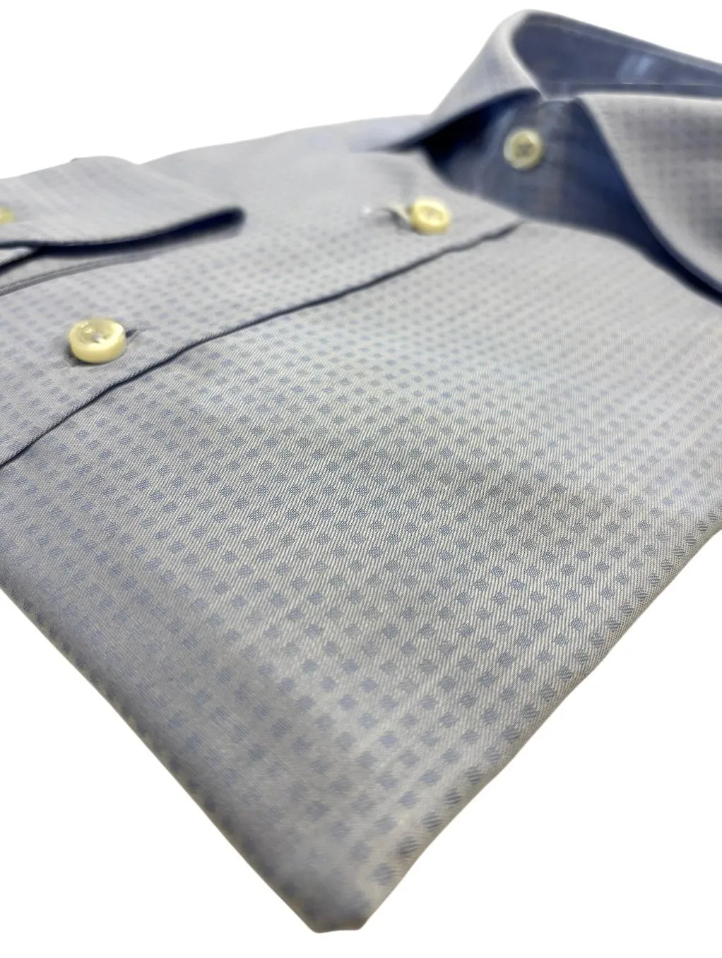 Camicia con taschino e motivo a quadri GIANMARCO