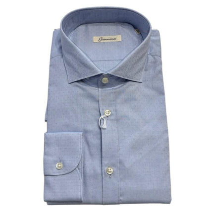 Camicia con taschino e micro puntini GIANMARCO