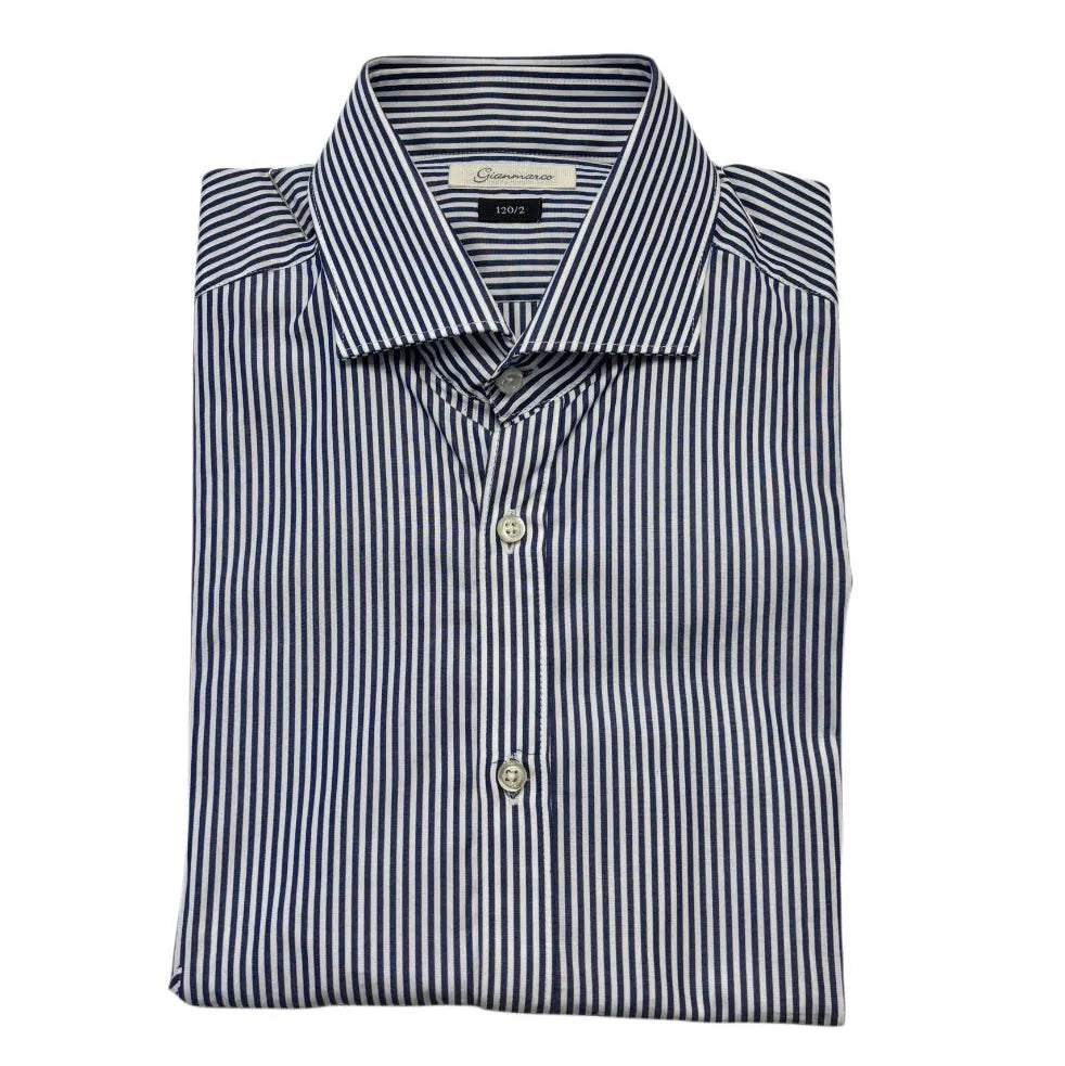 Camicia con motivo a righe verticali GIANMARCO