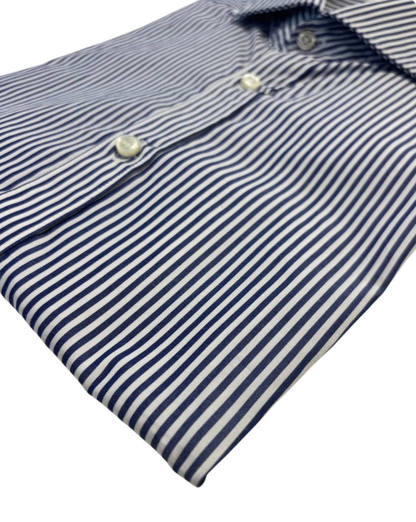 Camicia con motivo a righe verticali GIANMARCO