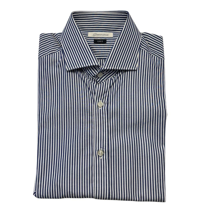 Camicia con motivo a righe verticali GIANMARCO