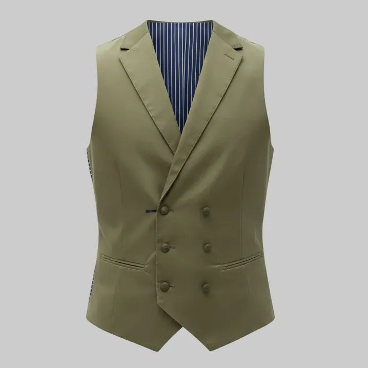 Gilet doppiopetto bicolore