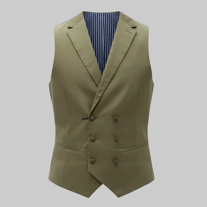 Gilet doppiopetto bicolore