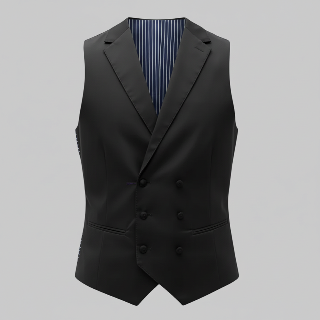 Gilet doppiopetto bicolore