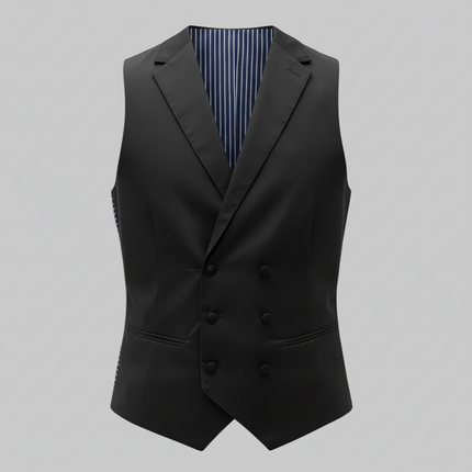 Gilet doppiopetto bicolore