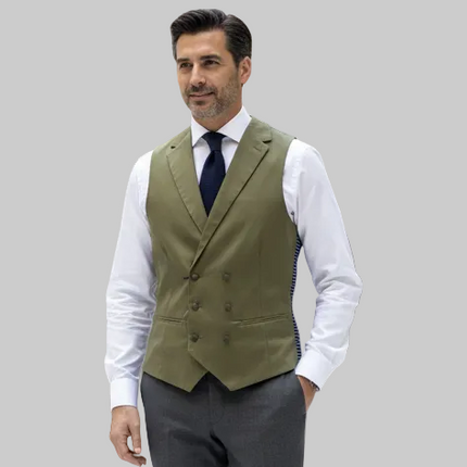 Gilet doppiopetto bicolore