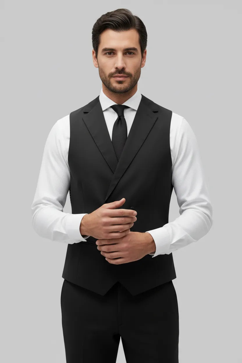 Gilet doppiopetto bicolore