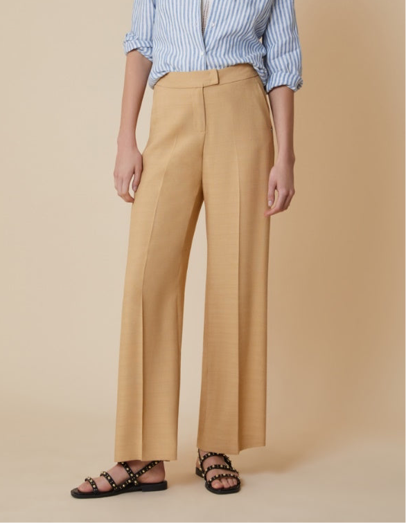 Pantaloni T/Filo a Palazzo con Vita Regolare PENNYBLACK