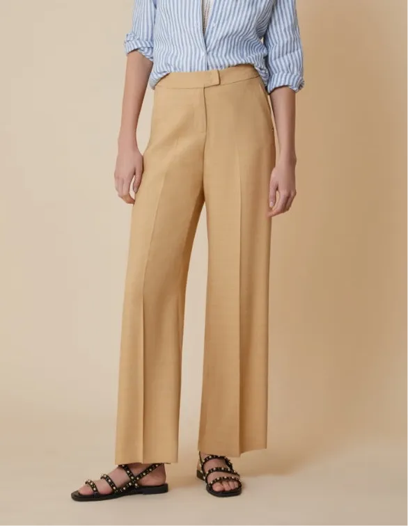 Pantaloni T/Filo a Palazzo con Vita Regolare PENNYBLACK