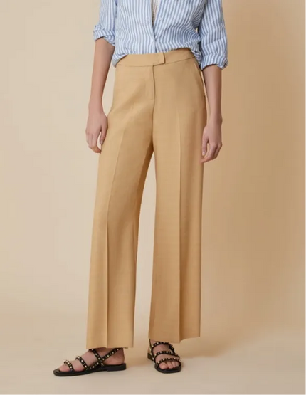 Pantaloni T/Filo a Palazzo con Vita Regolare PENNYBLACK