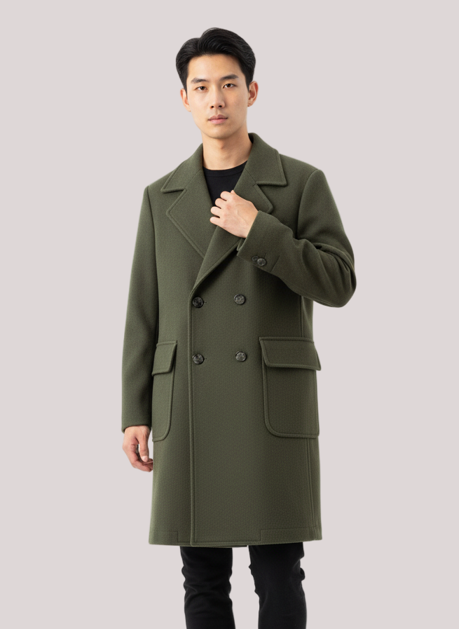 CAPPOTTO 4190 Nebbia DOPPIO PETTO