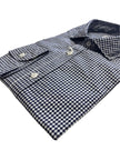 Camicia 981138/03FS76 con motivo a quadri GMF