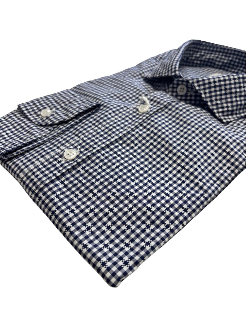 Camicia 981138/03FS76 con motivo a quadri GMF