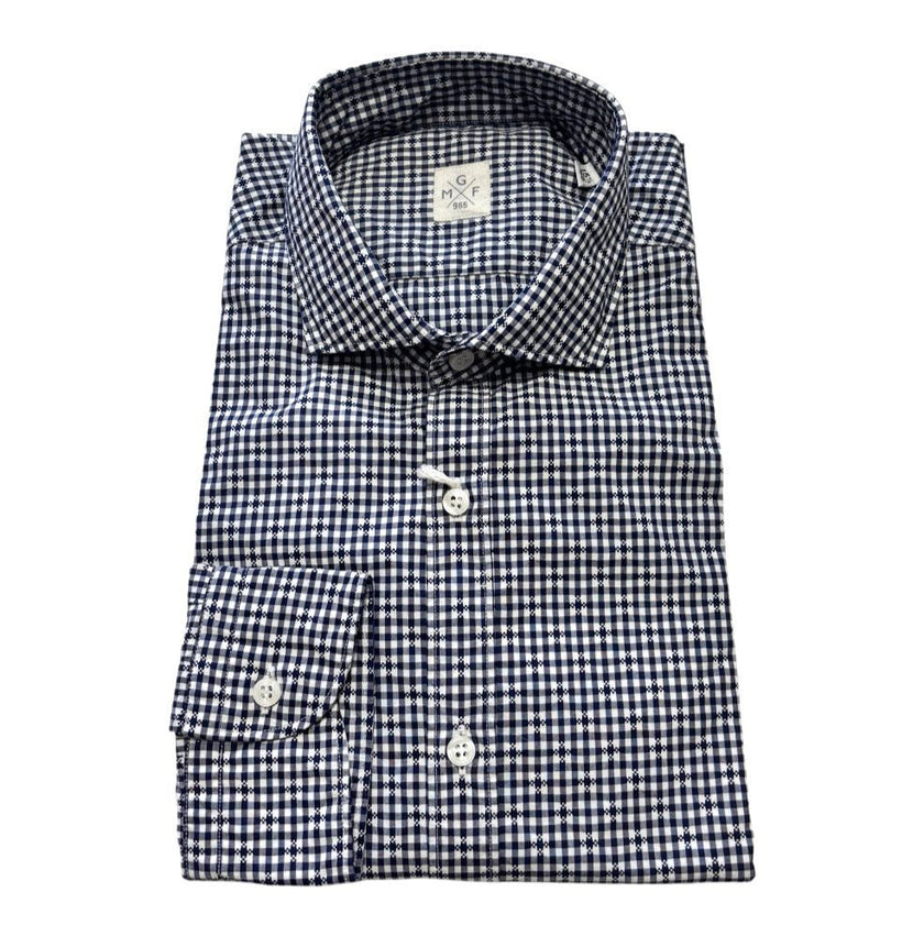 Camicia 981138/03FS76 con motivo a quadri GMF