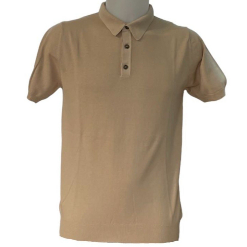 Polo manica corta con bottoncini a contrasto RETOIS