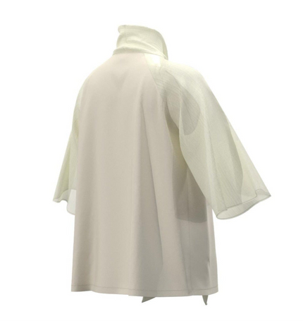 Blusa PAPILLA corta con fiocco
