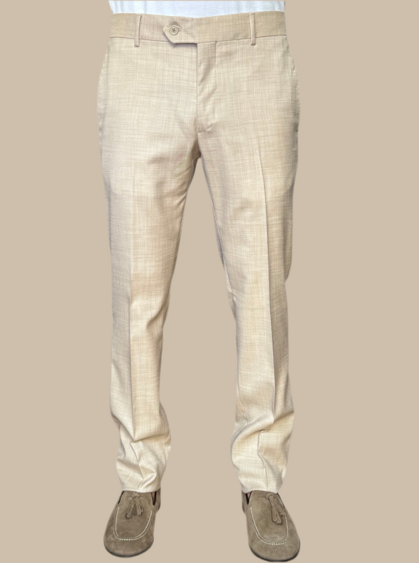 Abito con giacca monopetto in tessuto tela ELIO SANTINI