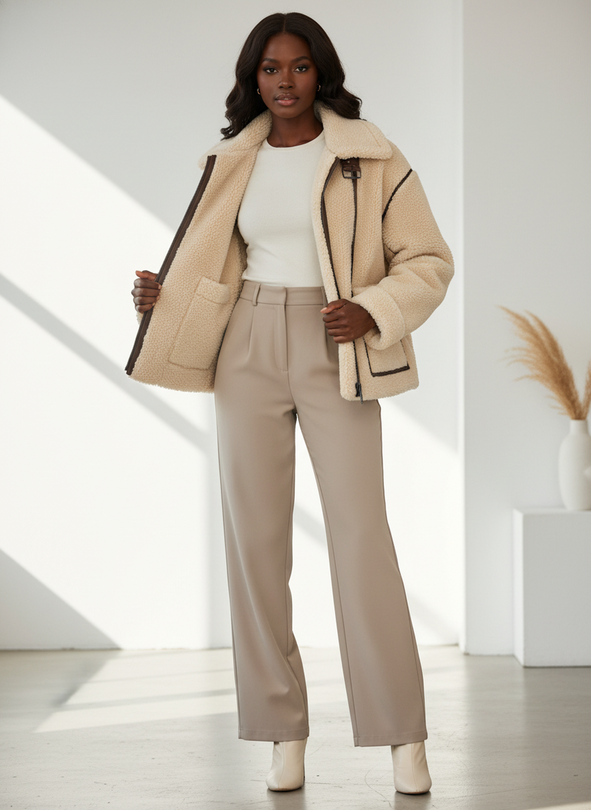 Montone Eco Pelle Reversibile