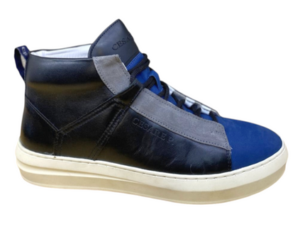 Sneakers Collo Alto Bicolore CESARE PACIOTTI