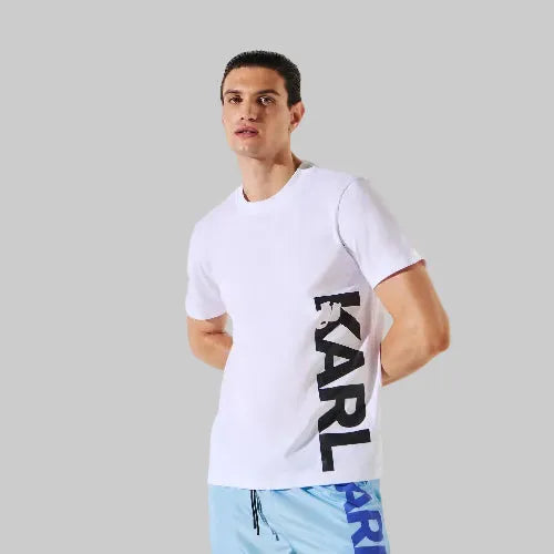 T-ShirtconLogoKarlVerticale KL JEANS
