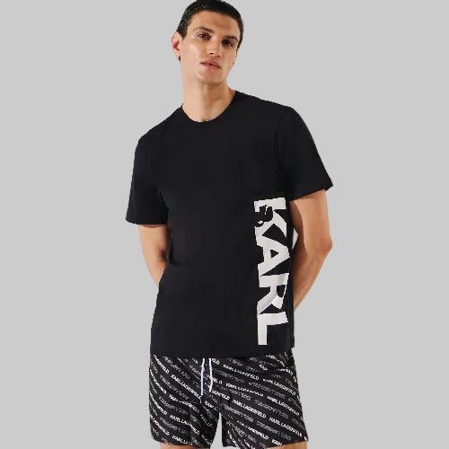 T-ShirtconLogoKarlVerticale KL JEANS