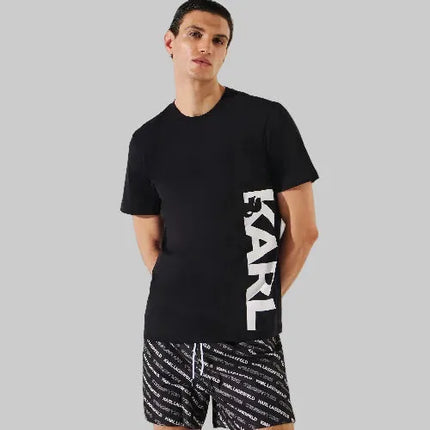 T-ShirtconLogoKarlVerticale KL JEANS