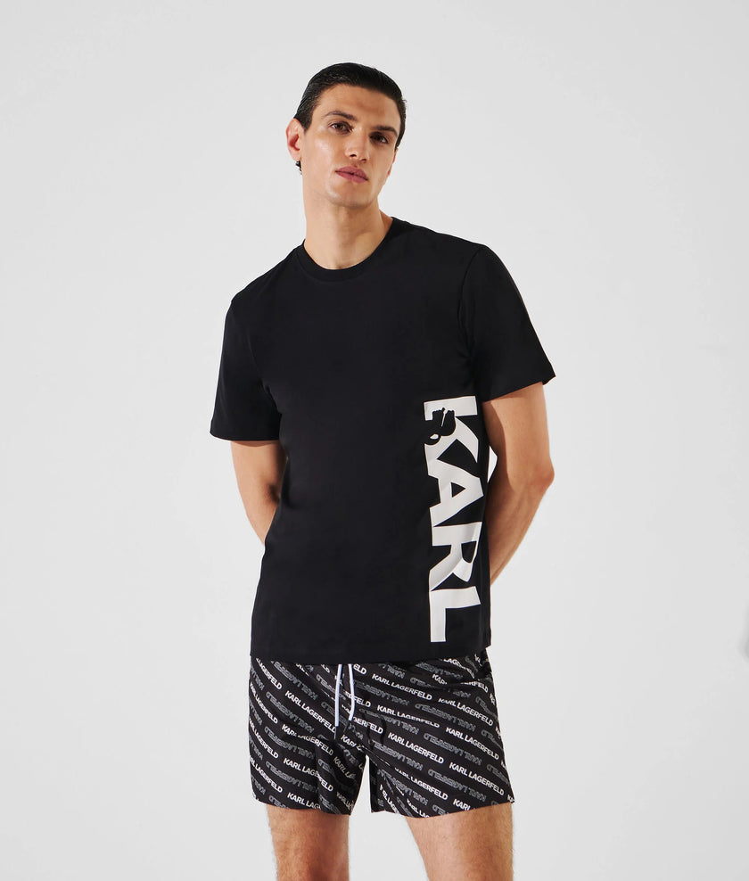 T-ShirtconLogoKarlVerticale KL JEANS