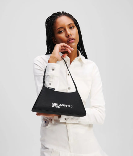 Borsa a Spalla Piccola con Logo KL JEANS