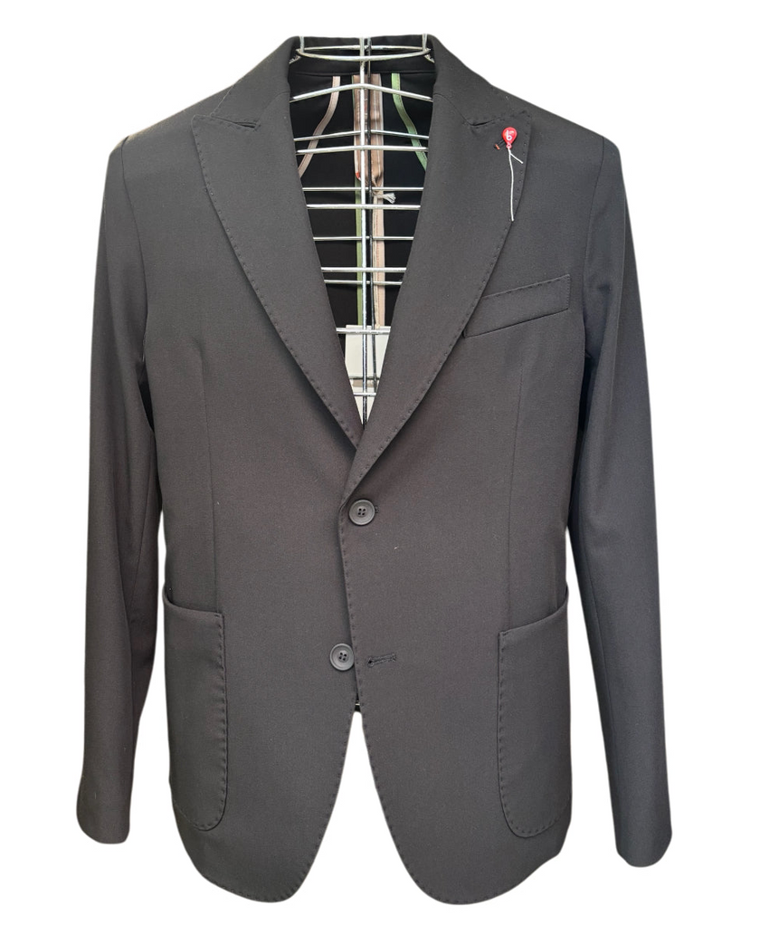 Abito Doppio Bottone con Giacca a Lancia e Pantalone Basso in Vita BERNESE